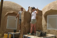 amy arron and mud wall